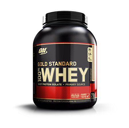 Optimum Nutrition Gold Standard 100% Whey Protein Powder, Mocha Cappuccino, 5 Pound