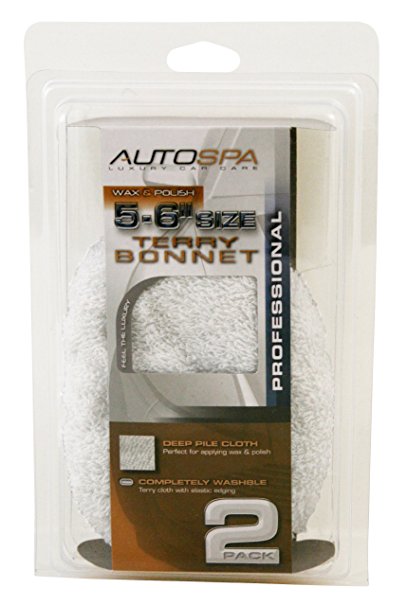 Carrand 40400AS AutoSpa Cotton Terry 5-6" Polishing Bonnet