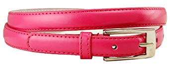 Women's Skinny Solid Color Ladies Fashion Dress Casual Belt 3/4" 19mm