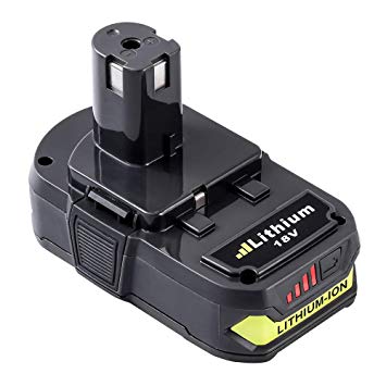 P102 2.5Ah Lithium Replace for Ryobi 18V Battery with LED Indicator ONE Plus P103 P104 P105 P107 P108 Power Tools