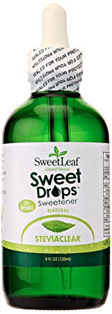 Wisdom Natural Sweetleaf Stevia Extract Clear Liquid 120Ml ( 1X4 Oz)