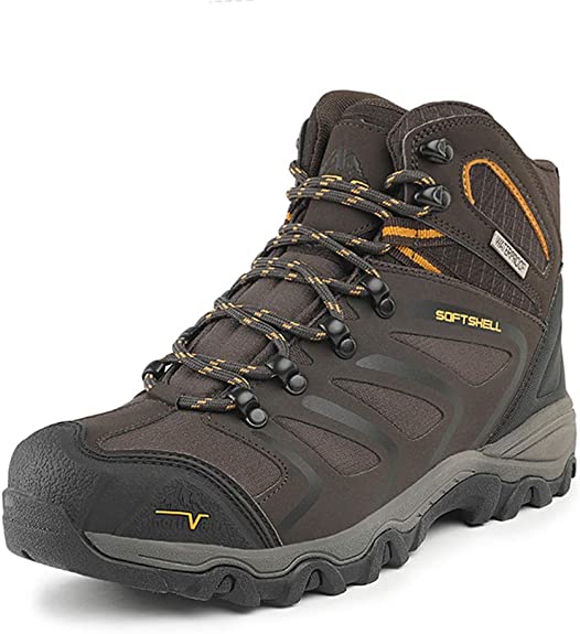 NORTIV 8 Men's Ankle High Waterproof Hiking Boots Outdoor Lightweight Shoes Trekking Trails