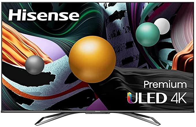 Hisense ULED Premium 55-Inch Class U8G Quantum Series Android 4K Smart TV with Alexa Compatibility (55U8G, 2021 Model)