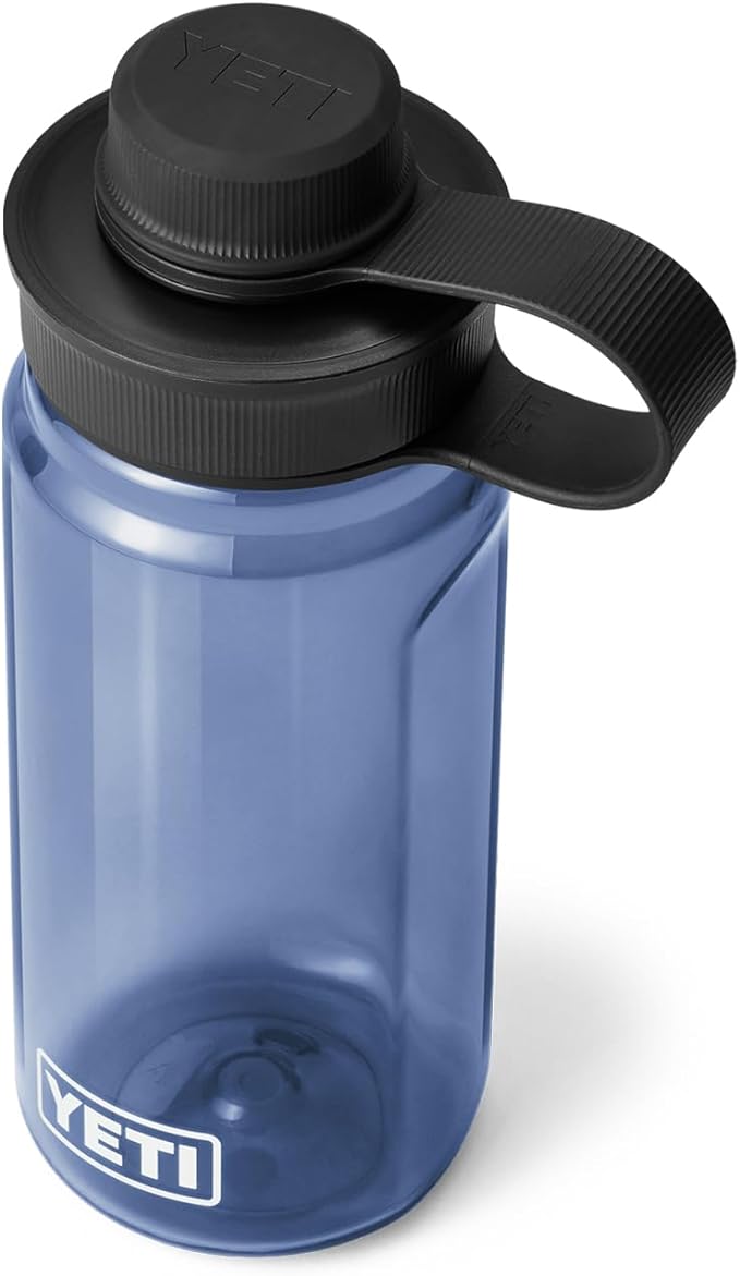 YETI Yonder 600 ml/20 oz Water Bottle with Yonder Tether Cap, Navy