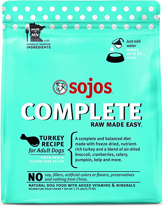 SOJOS Complete Beef Recipe Adult Grain-Free Freeze-Dried Raw Dog Food