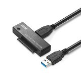 Anker USB 30 to SATA Adapter Converter Cable for 25-inch Hard Drives HDD and Solid State Drives SSD Supports UASP SATA I II III Power Adapter Not Included