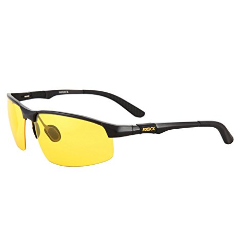 HD Night Driving Glasses Anti Glare Polarized Safe Night Vision Sunglasses