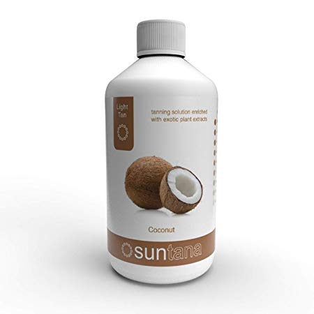 Suntana Spray tan Coconut Fragranced Spray Tanning Solution, Light Tan 250 ml