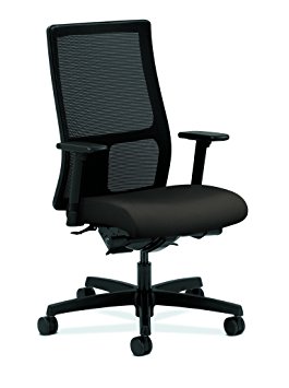 HON Ignition Series Mid-Back Work Chair - Mesh Computer Chair for Office Desk, Espresso (IW103NT10)