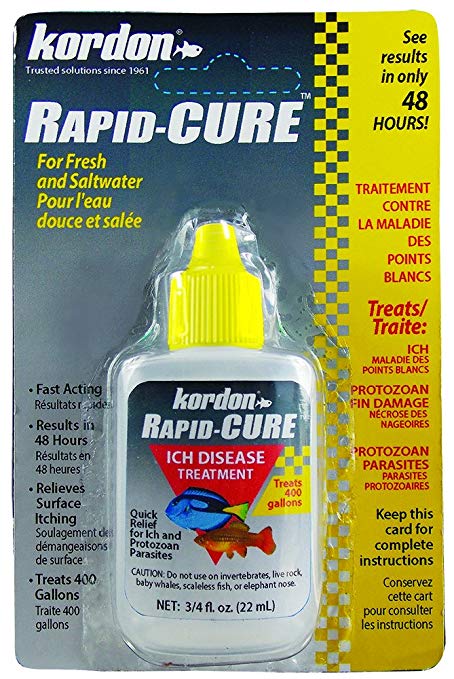 Kordon Rapid CURE # 37911 Ich & Parasite Treatment, 0.75 Ounce