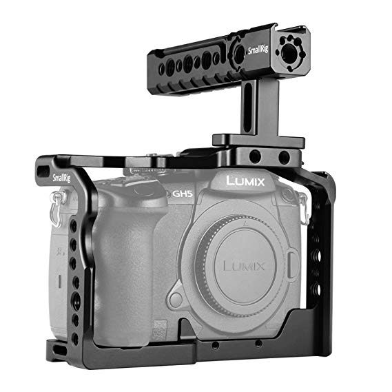 SMALLRIG GH5/GH5S Cage with Top Handle for Panasonic Lumix GH5/GH5S-2050