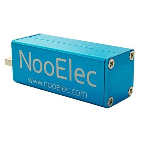 NooElec NESDR Mini  Al: 0.5PPM TCXO RTL-SDR & ADS-B USB Receiver Set w/ Aluminum Enclosure & Antenna. RTL2832U & R820T Tuner. Low-Cost Software Defined Radio Compatible w/ Most SDR Software. ESD-Safe