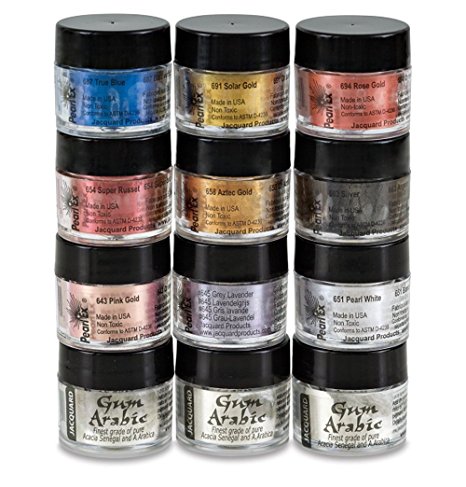 Jacquard Products Pearl Ex Metallic Calligraphy Set, Assorted