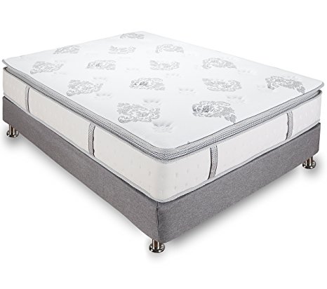 Classic Brands Mercer 12 Inch Hybrid Cool Gel Memory Foam and Innerspring Mattress, California King Size