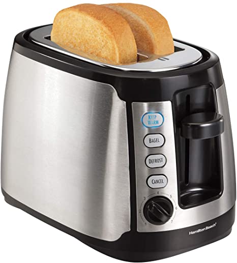 Hamilton Beach 22811C 2-Slice Toaster, Stainless Steel