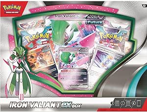 Pokémon TCG: Roaring Moon or Iron Valiant ex Box (One at Random)