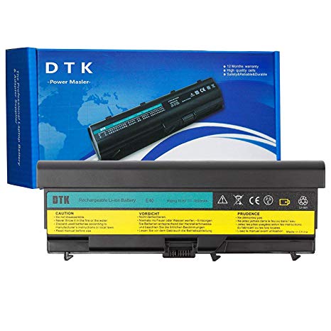 Dtk Extended Laptop Notebook Battery Replacement for Lenovo IBM Thinkpad E40 E50 0578 E420 E425 E520 E525 L410 L412 L420 L421 L510 L512 L520 Sl410 Sl510 T410 T420 T510 T520 W510 W520 10.8V 7800MAH