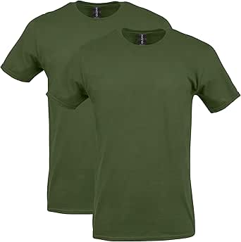 Gildan Unisex-Adult Softstyle Cotton T-Shirt, Style G64000, Multipack