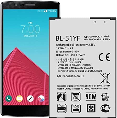 for T-Mobile LG G4 Stylus H631 Replacement Battery BL-51YF