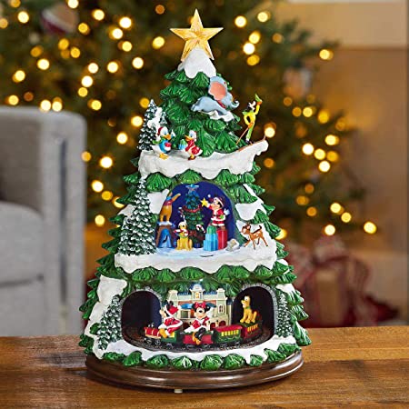 Disney Animated Christmas Tree 17" Inch with 8 Holiday Songs