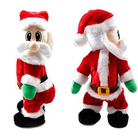 Wowstar Twisted Wiggle Hip Twerking Christmas Santa Singing Electric Toy