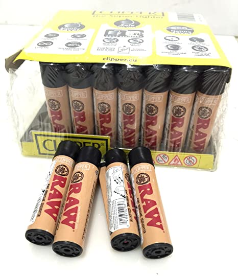 Clipper Raw Refillable Lighters 4/8/12/25/50 (25)