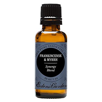 Frankincense & Myrrh Synergy Blend Essential Oil by Edens Garden- 30 ml (Cedarwood Himalayan, Cedarwood Virginia, Cistus, Frankincense, Myrrh, and Vanilla)