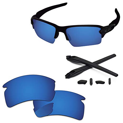 PapaViva Replacement Lenses & Rubber Kits for Oakley Flak 2.0 XL