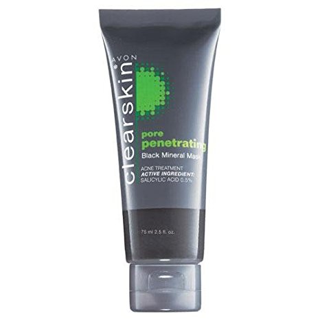 Avon Clearskin Pore Penetrating Black Mineral Mask 75 ml