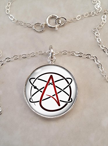 Atheist Molecule .925 Sterling Silver Necklace
