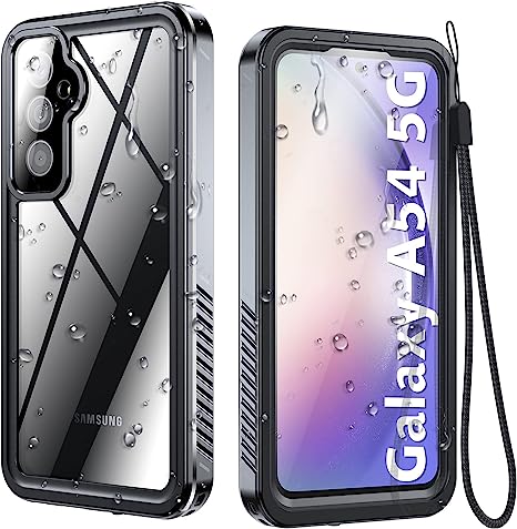 LK for Samsung Galaxy A54 5G Case Waterproof with Built-in Screen Protector [IP68 Underwater] Anti-Scratched Rugged Case [360°Full Body Heavy Duty Shockproof] Case for Samsung Galaxy A54 5G, Dustproof