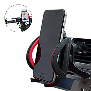 Bike & Car Cell Phone Mount - Bike Handlebars Cradle Mount, Car Holder for Any Smart Phone