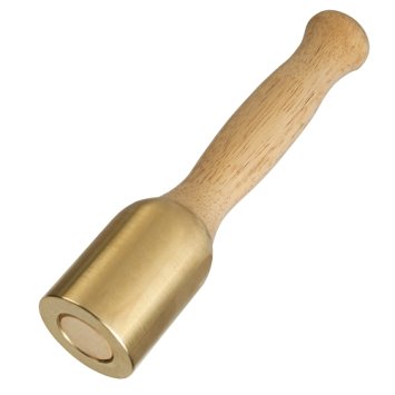 BRASS HEAD MALLET By Peachtree Woodworking - PW1198