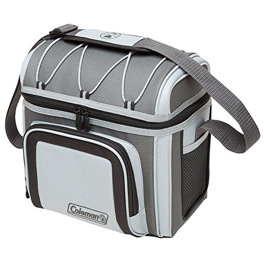 Coleman 12 Can Soft Cooler, Grey