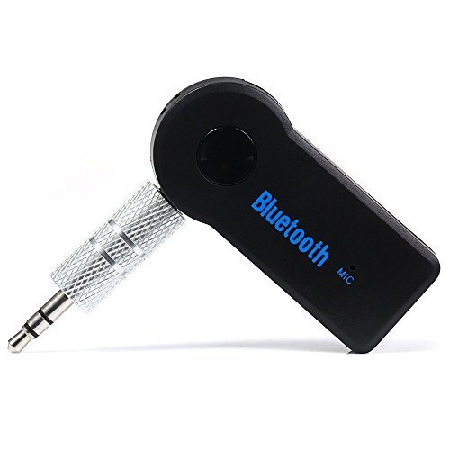 Universal Bluetooth Car Kit Handsfree 3.5mm Streaming Car A2DP Wireless AUX Audio Music Receiver Adapter with Microphone for Iphone Samsung IOS Android Cell Phones