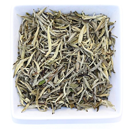 Premium Silver Needle White Tea - Bai Hao Yinzhen, Organic - 4oz / 111g