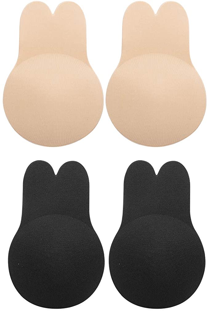 Robesty Adhesive Bra,Strapless Bras 2 Pairs Invisible Lift Up Bra