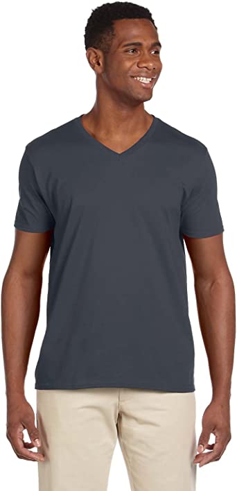 Gildan G64V00 Men's Softstyle V-Neck T-Shirt