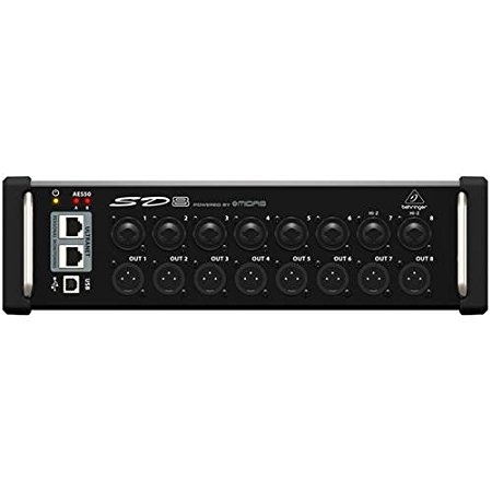 Behringer SD8 35W I/O Stage Box with 8 Remote-Controllable Midas Preamps