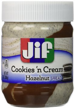Jif Hazelnut Spread, Cookies and Cream, 13 Ounce