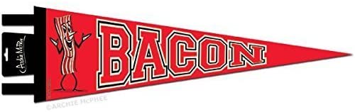 Archie McPhee Bacon Pennant