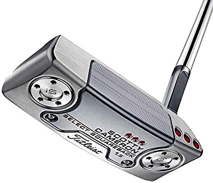 Mint Titleist Scotty Cameron 2018 Select Squareback 1.5 Putter Slight Arc Steel Right Handed 35.0in