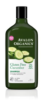 Avalon Organics Shampoo, Gluten Free Cucumber, 11 Fluid Ounce