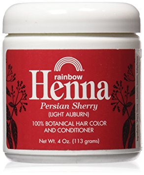 Rainbow Research Henna Hair Color & Conditioner - Sherry (Light Auburn) 4 oz (113 grams) Jar