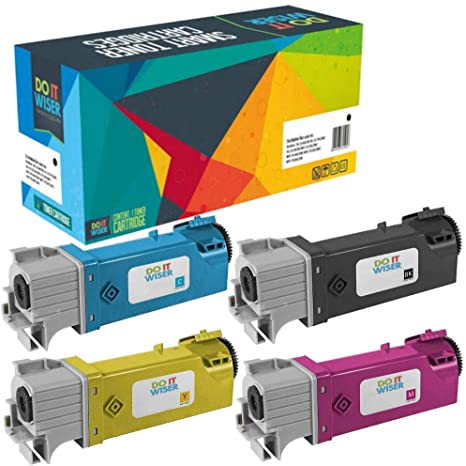 Do it Wiser Compatible Toner Cartridge Replacement for Dell 1320 1320c 1320cn 1320dn (4-Pack)