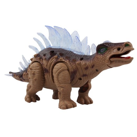 Sun Cling® Electronic Toys Brown Walking Stegosaurus Dinosaur