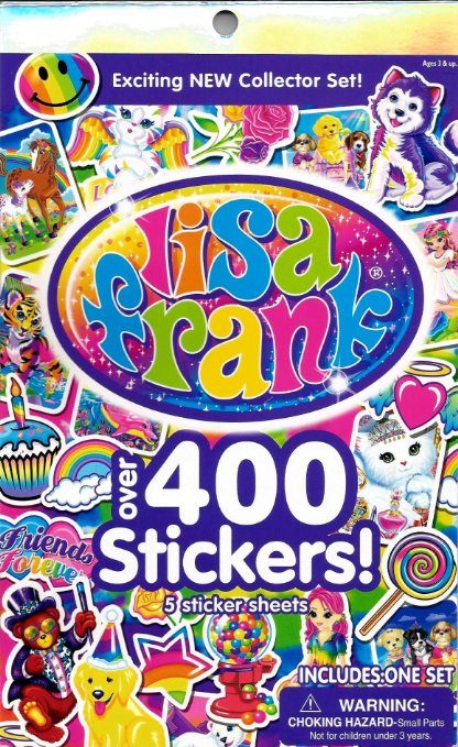 Lisa Frank Over 400 Stickers!