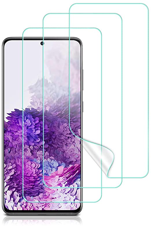 ESR TPU Screen Protector Compatible with Samsung Galaxy S20 [2-Pack   1 Extra for Practice] [Full-Coverage Liquid Skin] [Easy Installation Kit] for The Galaxy S20