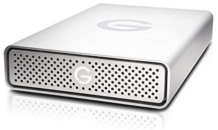 G-Technology 4TB G-DRIVE USB 3.0 Desktop External Hard Drive, Silver 0G03594 (Renewed)