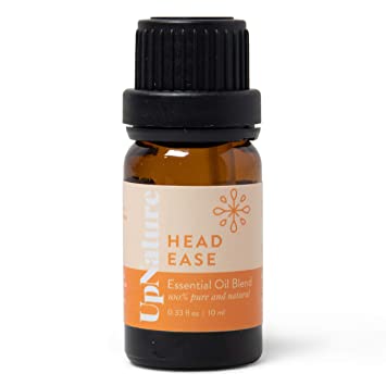 Head Ease Headache Essential Oil Blend - 100% Pure And Potent Essential Oil For Headaches - Stress Relief Essential Oil - Lavender, Rosemary & Peppermint Oil Blend - For Aromatherapy & Topical Use